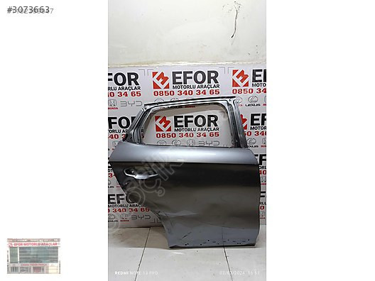 BYD ATTO3 SAĞ ARKA KAPI ÇIKMA ORJİNAL YEDEK PARÇA 2024 MODEL