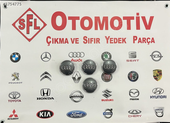 AUDİ A4 A5 A6 ORJİNAL JANT KAPAĞI ARMASI 8W0601170