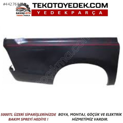 HILUX PICK UP VIGO ARKA ÇAMURLUK SAĞ SOL 2005 VE ÜZERİ / KAMPANYA