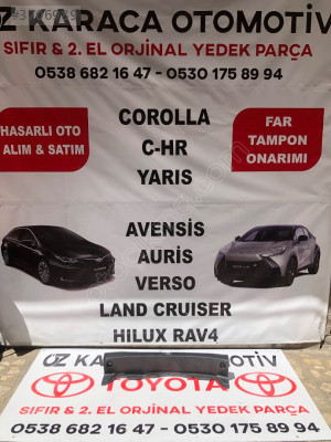 2019-2025 TOYOTA COROLLA ÇIKMA ORJİNAL ARKA PANEL İÇ KAPLAMA