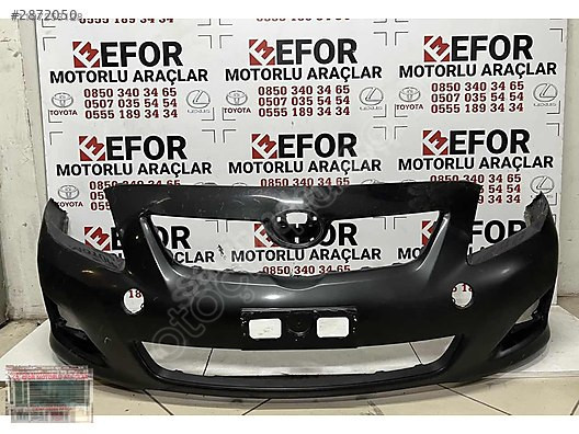 TOYOTA COROLLA ÖN TAMPON ÇIKMA ORJİNAL YEDEK PARÇA 07-10