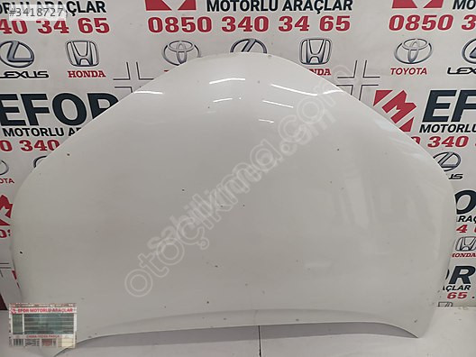 TOYOTA CHR ORJİNAL ÇIKMA MOTOR KAPUTU 16+