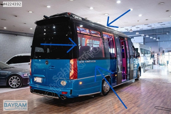 MERCEDES SPRİNTER CAN CAN SAĞ 3.DOLMUŞ YAN CAM