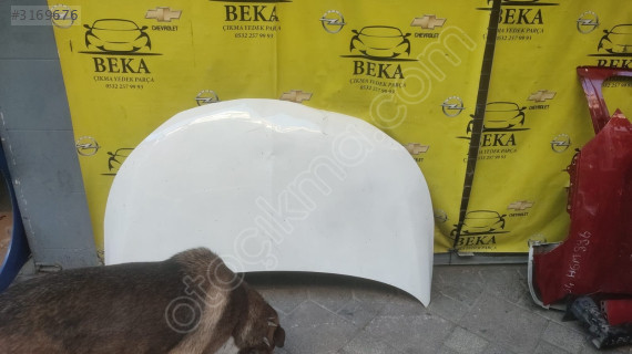 OPEL CROSLAND KAPUT BEYAZ ÇIKMA ORJİNAL YEDEK PARÇA