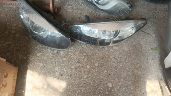 Renault Fluence mercekli sağ sol ön far çıkma orjinal