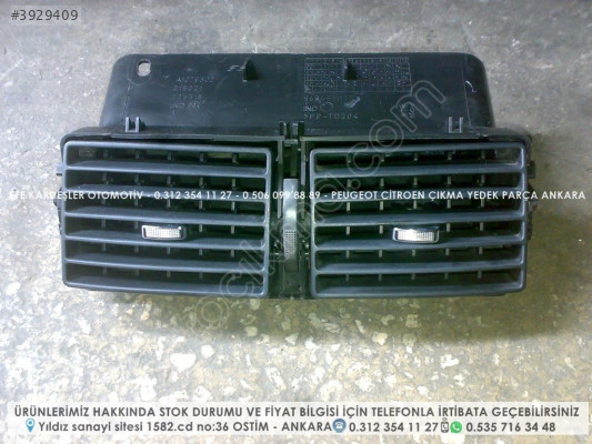 PEUGEOT 307 ÇIKMA KALORİFER IZGARASI