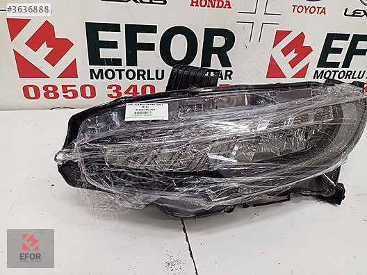 HONDA CİVİC SIFIR SOL FAR 16-21 OEM NO: 33100-TED-P10