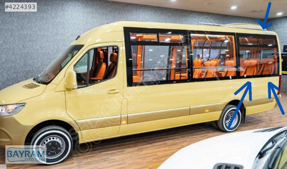 MERCEDES SPRİNTER CAN CAN SOL 3.DOLMUŞ YAN CAM