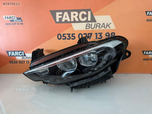 FİAT EGEA LEDLİ MERCEKLİ BEYAZ KAŞ SOL FAR HATASIZ