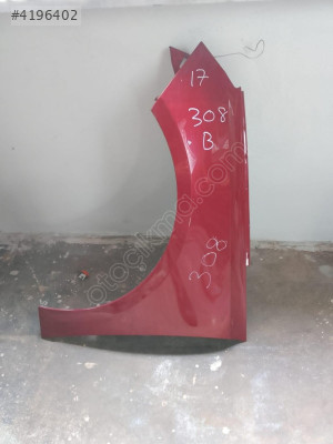 Peugeot 308 sol ön çamurluk çıkma orjinal sökme hatasız boyasız