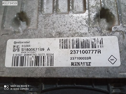 FLUENS MEGAN 3 OTOMATİK MOTOR BEYİN MUAYYER 1.5 MOTOR 110 LUK