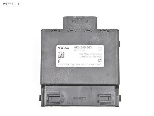 Audi A4 B8 A6 A7 A8 Q5 Voltaj Beyni 8K0959663 Orijinal Garantili