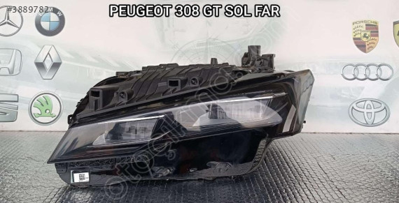 PEUGEOT 308 GT ORJINAL ÇIKMA SOL FAR