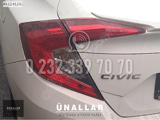 HONDA CİVİC SAĞ-SOL STOP ve TÜM AKSAMLARI | ÜNALLAR OTO ÇIKMA |
