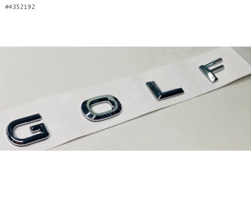 GOLF 8 ARKA BAGAJ YAZISI YENİ MODEL 2020-2025