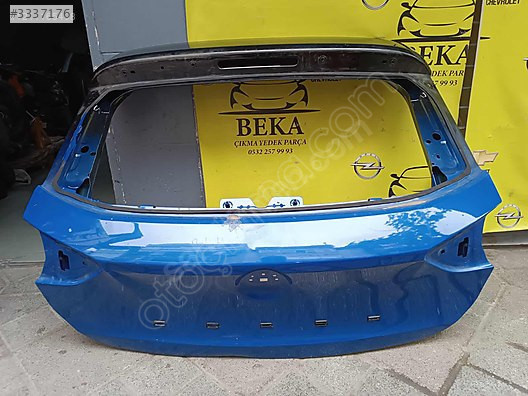 OPEL CORSA F BAGAJ KAPAĞI MAVİ ÇIKMA ORJİNAL YEDEK PARÇA