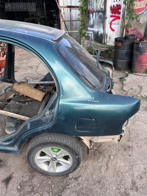 1996 accent sol arka çamurluk kesme