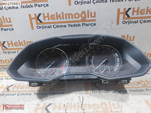 SKODA SUPER B KM SAATİ KADRAN GÖSTERGE PANELİ 3V0 920 751B 3V092