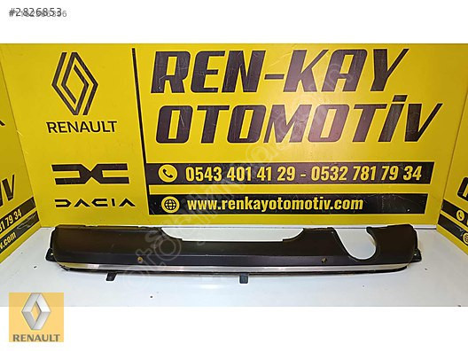 Renault Clio 5 için Nikelajlı Renkay Arka Tampon Alt Eki