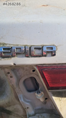 CHEVROLET EPİCA BAGAJ EPİCA YAZISI.OTO ERKAN ÜNYE