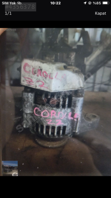 Toyota corolla şarj dinamosu
