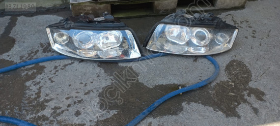Audi A4 Modeli için Zenon Takım Far Seti - Sol Ön