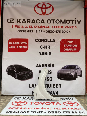 2016-2022 TOYOTA C-HR ÇIKMA ORJİNAL SAĞ ÖN ÇAMURLUK