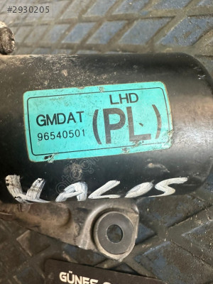 CHEVROLET KALOS ÖN SİLECEK MOTORU ÇIKMA ORJİNAL 96540501