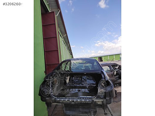 2008 PEUGEOT 206 SİYAH KUPA ŞASİ PODYE TAVAN ARKA ÇAMURLUK ARKA