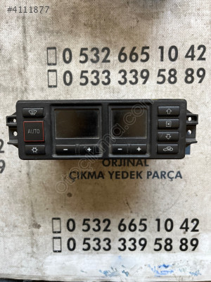 ÇIKMA AUDI A3 8L0 820 043 D 8L0820043D KLİMA KONTROL PANELİ
