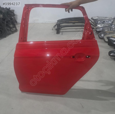 2018/2024 VW POLO KIRMIZI SOL ARKA KAPI ORJINAL BOYASIZ