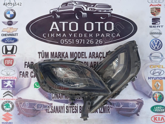 OPEL ASTRA J ORJİNAL ÇIKMA SAĞ SOL SİS FARI
