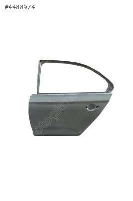 Skoda Rapid Arka Kapı Komple Sol Gri Boyalı İceli Çekomastikli Sı