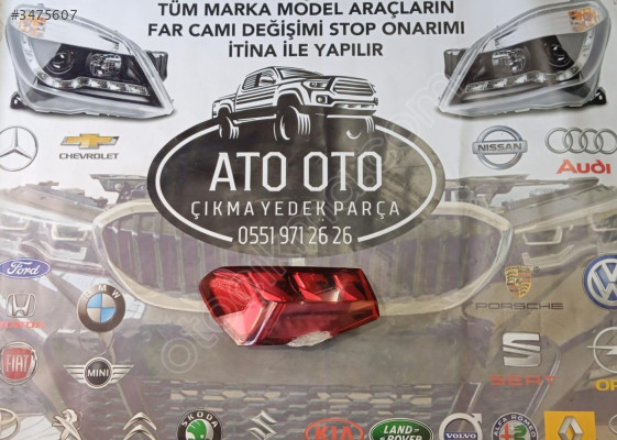 AUDI A3 ORJİNAL ÇIKMA  SOL DIŞ STOP 2020 - 2022