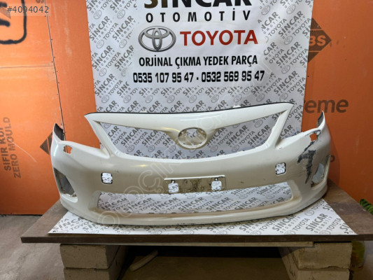 SİNCAR OTO'DAN TOYOYA COROLLA 2010 2012 ÖN TAMPON ÇIKMA ORJİNAL
