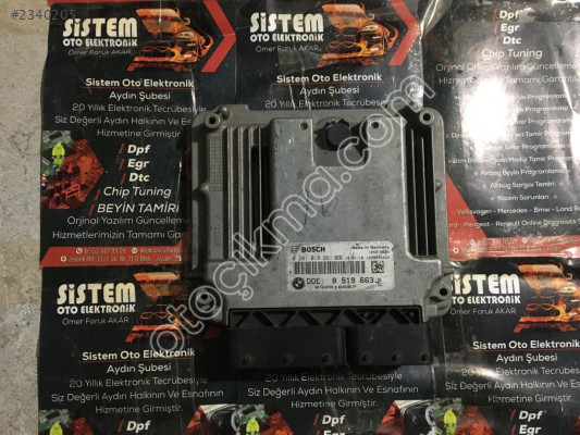 BMW 1.6 D Motor Beyni 0281018991 DDE8519663 EDC17C50
