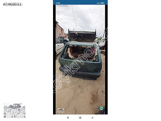 Fiat UNO arka kupa bagaj kapağı