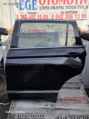 2015-2023 VW Tiguan Orjinal Sol Arka Kapı - Siyah, Boyasız