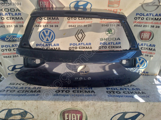 Volkswagen Polo bagaj kapağı füme orijinal 2018-2023 göçük hasarl