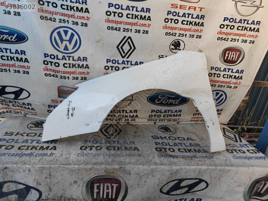 Citroen C5 ön sol çamurluk