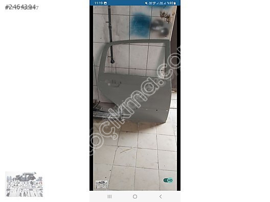 Hyundai getz sağ arka kapı sacı