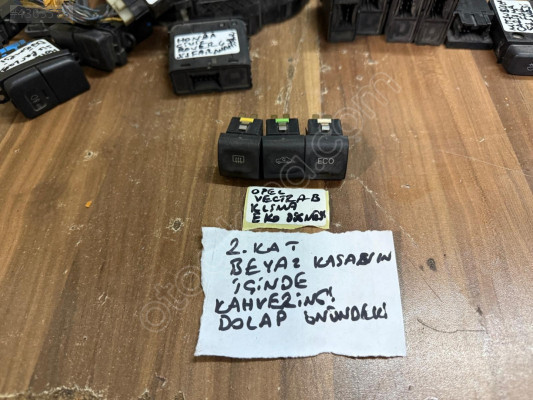 OPEL VECTRA B KLİMA DÜĞMESİ OPEL VECTRA B ECO DÜĞMESİ ORJİNAL