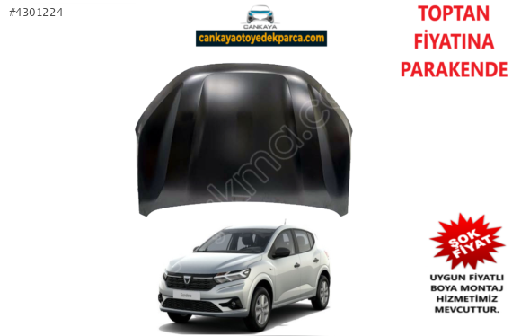 DACIA SANDERO MOTOR KAPUTU 2021-  SIFIR  651005909R