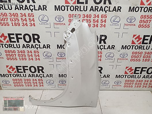 TOYOTA YARİS CROSS SOL ÖN ÇAMURLUK ÇIKMA ORİJİNAL PARÇA2021-2024