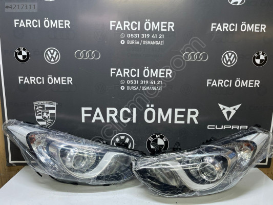 HYUNDAİ İ30 2012-15 SAĞ-SOL TAKIM ÖN FAR SIFIR MERCEKLİ