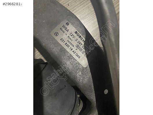 MERCEDES W221 S-CLASS ORJİNAL SİLECEK MOTORU SAĞ-SOL-A2218201942