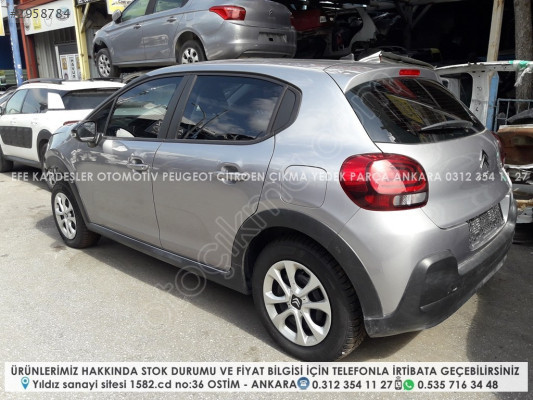 citroen c3 B618 kasa çıkma yedek parça ankara (2016-2024 arası)