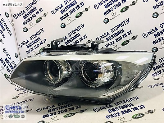 BMW 3 SERİSİ E92 KASA LCİ XENON SOL FAR ORJ 7239927 63117273199