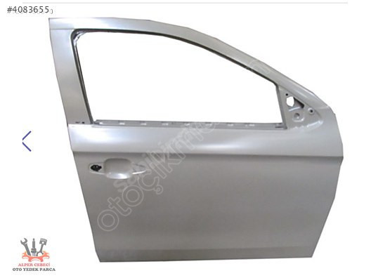 PEUGEOT 301- 2013/2016 ÖN KAPI KOMPLE SAĞ GRİ BOYALI