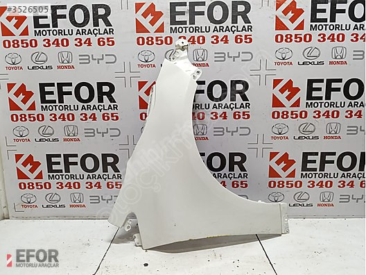 TOYOTA COROLLA SAĞ ÖN ÇAMURLUK ÇIKMA ORJİNAL YEDEK PARÇA